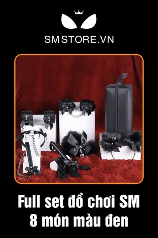 SMT101 - Dụng cụ chơi SM bộ 8 món cao cấp màu đen