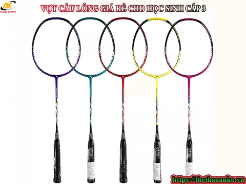 VỢT CẦU LÔNG GIÁ RẺ CHO HỌC SINH CẤP 3