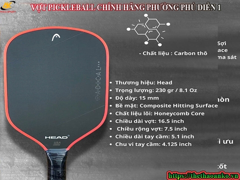 VỢT PICKLEBALL CHÍNH HÃNG PHƯỜNG PHÚ DIỄN 1