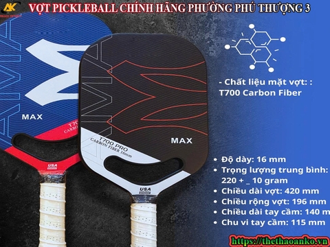VỢT PICKLEBALL CHÍNH HÃNG PHƯỜNG PHÚ THƯỢNG 3