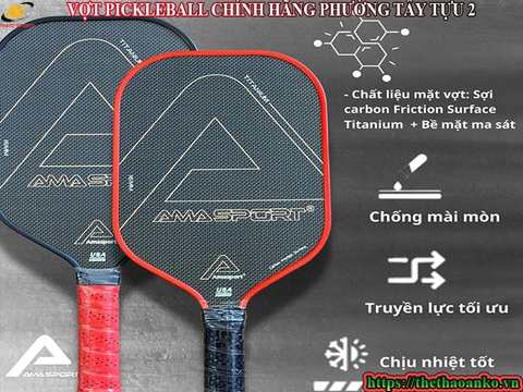 VỢT PICKLEBALL CHÍNH HÃNG PHƯỜNG TÂY TỰU 2