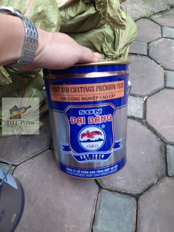 AC Đại Bàng Đen 5Kg - Sơn kẻ vạch, sơn giao thông gốc Acrylic mau khô màu Đen