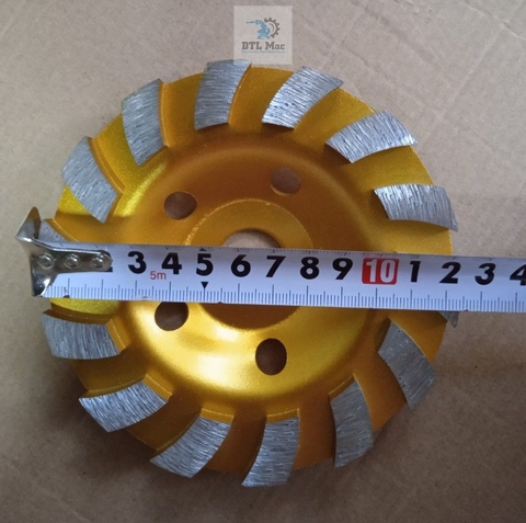 Đĩa mài thô 125m - Bào mòn, phá bỏ tạo nhám cho bề mặt sàn bê tông, sàn đá, sàn epoxy