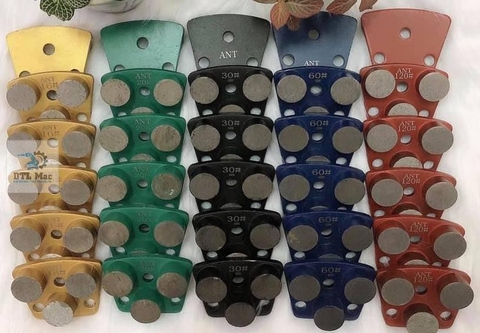 Đá mài sàn 2 nụ sắt ADTL - Đá mài bê tông lắp máy mài công nghiệp