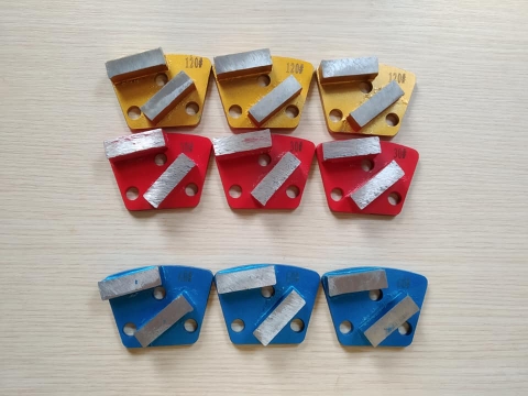 Đá mài sàn 2 thanh sắt SDTL - Đá mài bê tông lắp máy mài công nghiệp