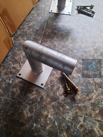 Giá Đỡ Gương Cầu Treo Tường D60 - Lắp Gương Treo Trường D450mm, D600mm