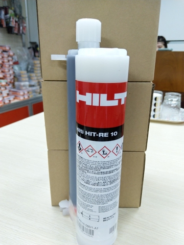 KEO CẤY THÉP HILTI RE10  TUÝP 580ML - KEO CẤY THÉP CHO HẠNG MỤC PHỤ TRỢ CHỊU TẢI TRỌNG NHẸ