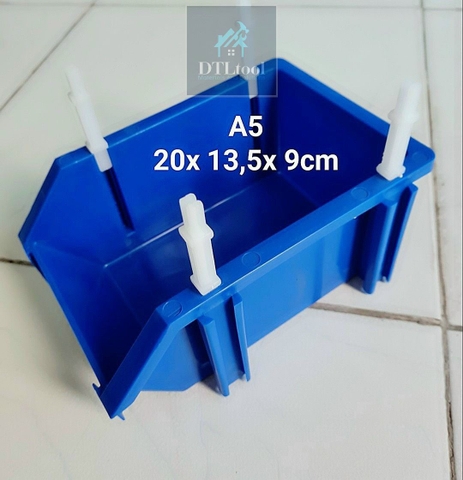 Khay nhựa đựng linh kiện A5. Dài 19.8cm x rộng 13.5cm x cao 9cm