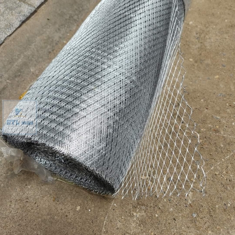 Lưới trát tường chống nứt hình thoi 6x12mm cuộn 1x35-40m