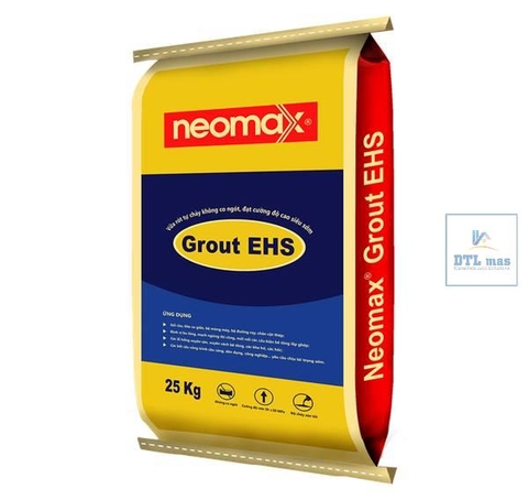 Neomax Grout EHS - Vữa rót gốc xi măng đạt cường độ sớm, không co ngót, cường độ chịu nén cao 60MPa