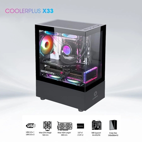BỘ MÁY TÍNH PCHL 08 GAMING ( INTEL CORE I7-12700KF / VGA: RTX 3060 V2 OC 12GB / Ram: 32GB / SSD: 512GB / PSU: CV750 - 750W )
