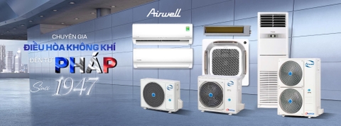 Máy lạnh treo tường Airwell – Giải pháp làm mát công nghệ Pháp tại Việt Tiên Phong