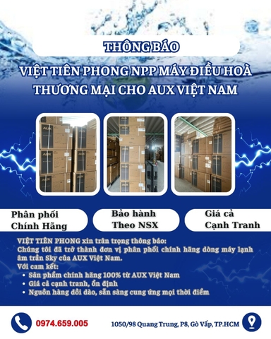 AUX – Thương hiệu điều hòa toàn cầu, giải pháp làm mát tối ưu cho công trình hiện đại