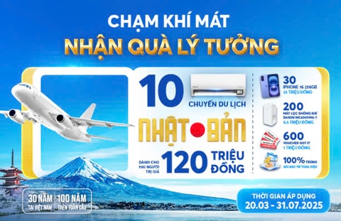 Daikin mừng sinh nhật 30 năm tại Việt Nam – Cơ hội du lịch Nhật Bản cùng ngàn quà tặng hấp dẫn!
