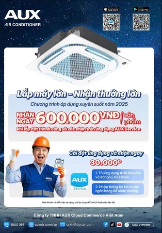 THỢ LẮP MÁY AUX – NHẬN NGAY THƯỞNG LỚN TỪ 600.000Đ/BỘ