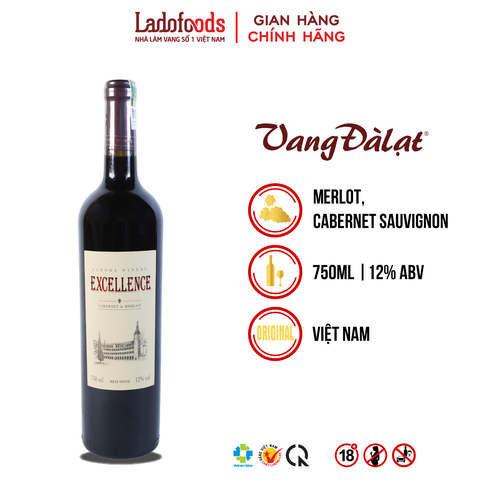 Vang Excellence - Red Wine - 750ML