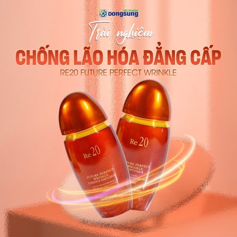 TRẢI NGHIỆM CHỐNG LÃO HÓA ĐẲNG CẤP CÙNG R20 FUTURE PERFECT WRINKLE