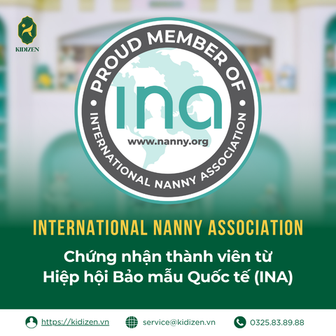 International Nanny Association - Chứng nhận thành viên từ Hiệp hội Bảo mẫu Quốc tế (INA)