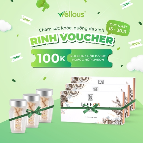 CHƯƠNG TRÌNH “CHĂM SỨC KHỎE, DƯỠNG DA XINH, RINH VOUCHER 100K”