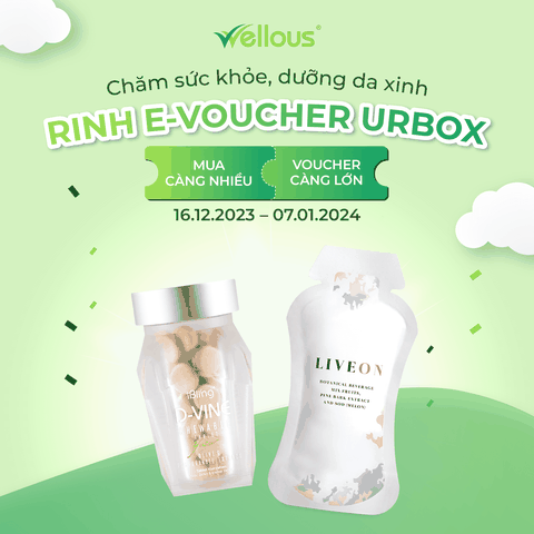 CHƯƠNG TRÌNH CHĂM SỨC KHOẺ, DƯỠNG DA XINH, RINH E-VOUCHER URBOX