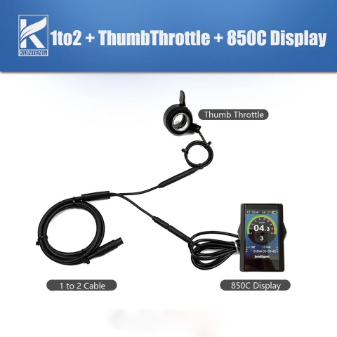 MÀN HÌNH LCD MÀU ĐỘNG CƠ TSDZ2 850C