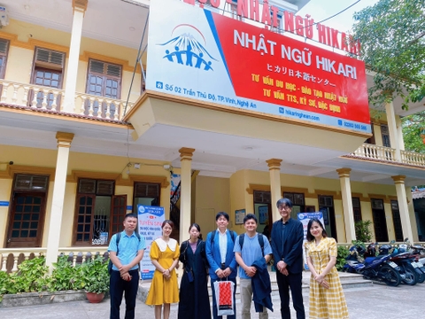 Trung tâm Hikari đã tiếp đón các thành viên đến từ công ty TIAH Group
