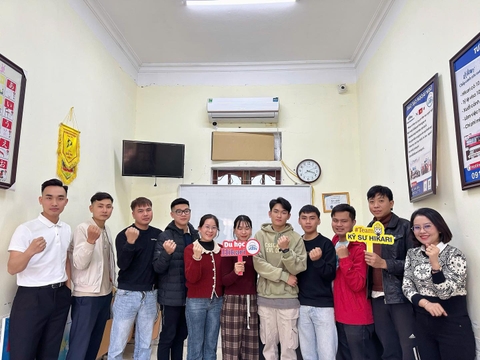 HIKARI KHAI GIẢNG LỚP N5C096 - CAM KẾT ĐỖ BẰNG VĂN BẢN