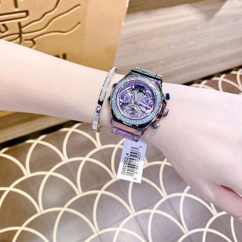 Guess Fusion |Nữ Giới |Đính Đá |Dây Kim Loại Màu Tím |Máy Pin (Quartz) |Size 36mm