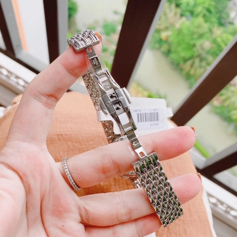 Bulova Moonphase |Nữ Giới |Mặt Xanh Dương |Dây Kim Loại Silver |Máy Pin (Quartz) |Size 32mm