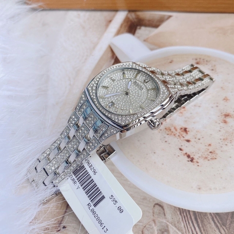 Bulova Phantom |Nam Giới |Mặt Vuông |Full Đá |Dây Kim Loại Silver |Máy Pin (Quartz) |Size 40mm