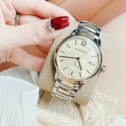 Burberry The City |Nam Giới |Mặt Tròn |Dây Kim Loại Demi Vàng Gold |Máy Pin (Quartz) |Size 40mm
