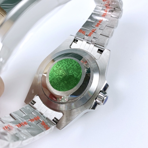 Rolex GMT Master II |Nam Giới |Niềng Xanh Đen |Dây Kim Loại Silver |Máy Cơ (Automatic) |Size 40mm