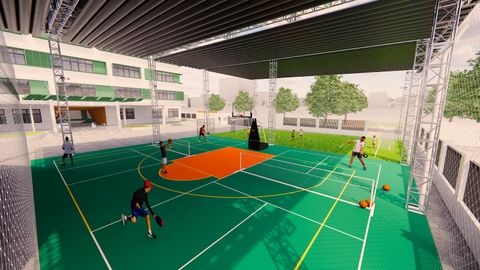 Kiến Tạo Không Gian Sân Trường Tại Hệ Thống Trường Liên Cấp Nguyễn Bỉnh Khiêm Rubik