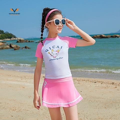 Đồ bơi bé gái váy rời 15
