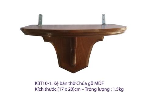 Kệ bàn thờ Chúa gỗ MDF 17X20, 20x30, 25x40cm