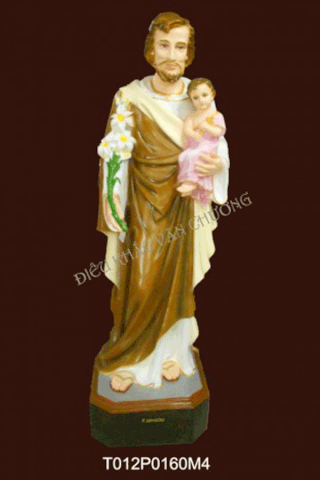 Tượng Thánh Giuse bế Chúa 160cm