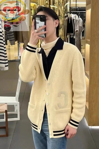 Cardigan Celin kem logo sau lưng