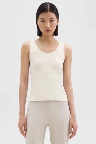 Áo 2 dây THEORY trơn 2 màu