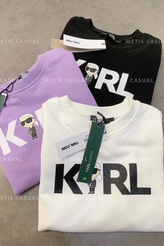 Áo nỉ Karl logo ngực 3 màu