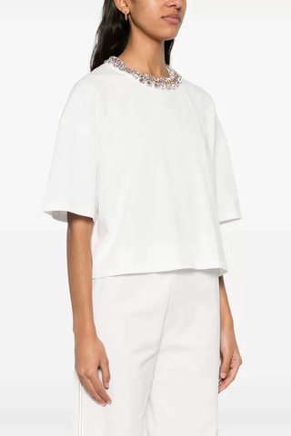 Tshirt MAJE trơn cổ đá