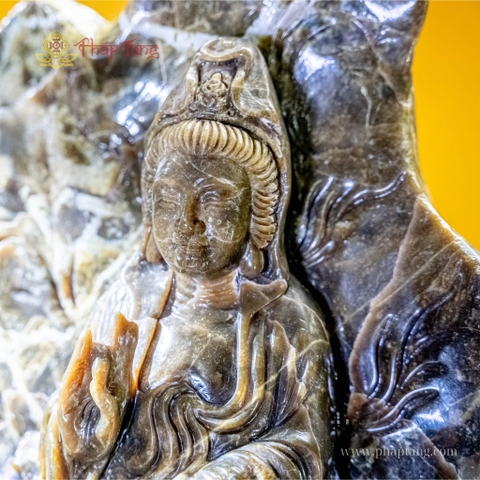 BỒ TÁT QUAN THẾ ÂM ĐÁ SÙNG ĐÔ VN QUÝ HIẾM 55CM