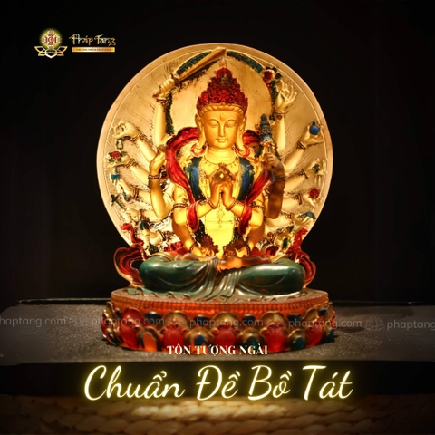 BỒ TÁT CHUẨN ĐỀ LƯU LY XƯA 22CM