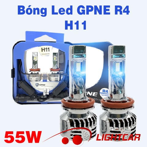 Bóng Led GPNE R4 55W Chân H11 Chính Hãng
