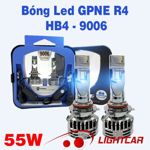 Bóng Led GPNE R4 55W Chân HB4-9006 Chính Hãng