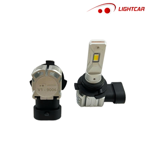 Bóng Led Gầm 2 Chế Độ Màu Trắng Vàng LightCar V1 Chân 9006 HB4