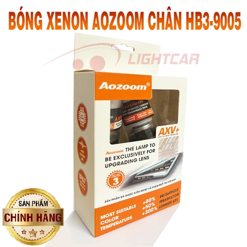 Bóng Đèn Xenon Aozoom Chân HB3-9005 Chính Hãng