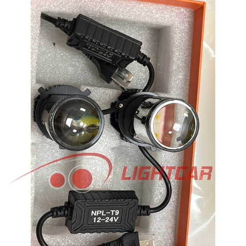 Đèn Pha Led Bi Cầu Mini T9 Cao Cấp H4 Bản 2024 Cho Ô Tô Xe Máy