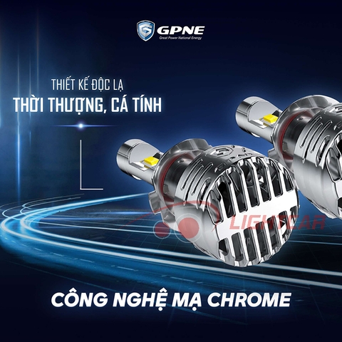 Bóng Led GPNE R4 55W Chân H11 Chính Hãng