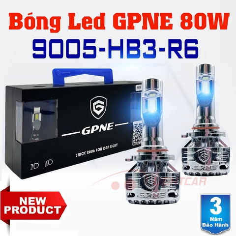 Bóng Đèn Led Tăng Sáng GPNE HB3-9005 – R6 80W Chính Hãng