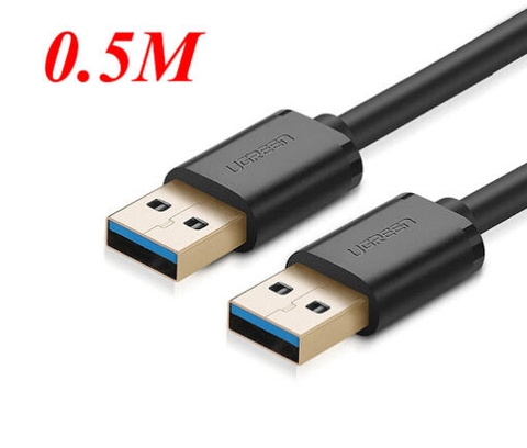USB 3.0 A Male to Male Cable (Black) UGREEN